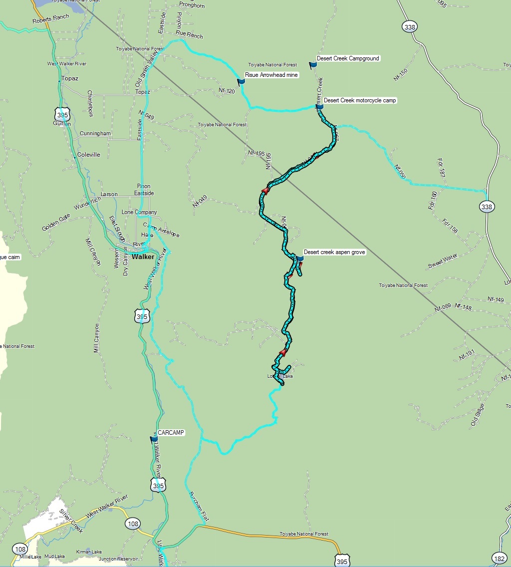 Sweetwater Mountains dual sport map