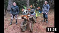 Dual sport route from Placerville to Bret Harte hotel site and Georgetown