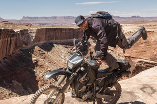 Stephen on the White Rim Trail