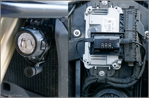 Motorcycle dashcam installation (F800GS)